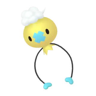 Drifloon shiny front-facing sprite from Pokémon Omega Ruby
