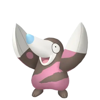 Drilbur shiny front-facing sprite from Pokémon Sword