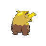 Drowzee back-facing sprite from Pokémon Black 2