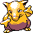 Drowzee front-facing sprite from Pokémon Crystal