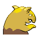 Drowzee back-facing sprite from Pokémon Pearl