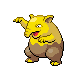 Drowzee front-facing sprite from Pokémon Pearl