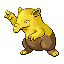 Drowzee front-facing sprite from Pokémon Emerald