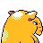 Drowzee back-facing sprite from Pokémon Silver