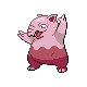 Drowzee shiny front-facing sprite from Pokémon SoulSilver