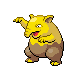 Drowzee front-facing sprite from Pokémon Platinum