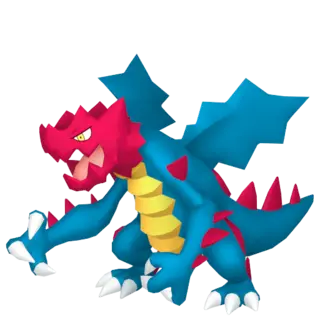Druddigon front-facing sprite from Pokémon Sword