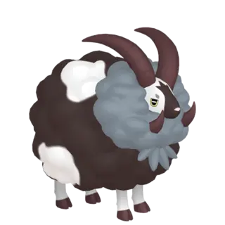 Dubwool shiny front-facing sprite from Pokémon Shield