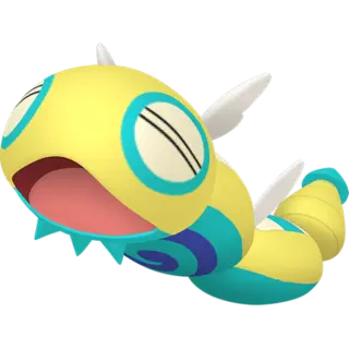 Dudunsparce front-facing sprite from Pokémon Scarlet