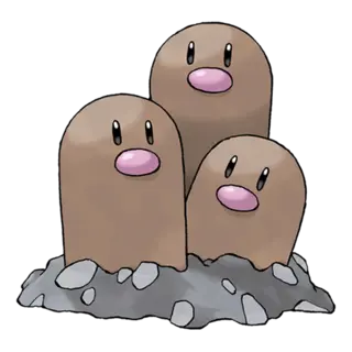 Dugtrio official artwork