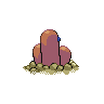 Dugtrio shiny back-facing sprite from Pokémon White 2