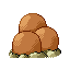 Dugtrio shiny back-facing sprite from Pokémon FireRed