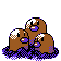 Dugtrio shiny front-facing sprite from Pokémon Gold