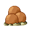 Dugtrio back-facing sprite from Pokémon Sapphire