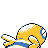 Dunsparce back-facing sprite from Pokémon Crystal