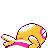 Dunsparce shiny back-facing sprite from Pokémon Crystal