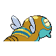 Dunsparce back-facing sprite from Pokémon Diamond
