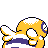 Dunsparce back-facing sprite from Pokémon Gold