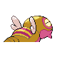 Dunsparce shiny back-facing sprite from Pokémon HeartGold