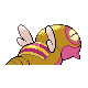 Dunsparce shiny back-facing sprite from Pokémon Platinum