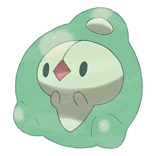 Duosion, the Mitosis Pokémon — Psychic-type Pokémon official artwork