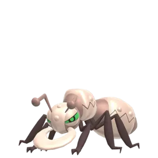 Durant shiny front-facing sprite from Pokémon X