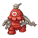 Dusclops shiny front-facing sprite from Pokémon Diamond