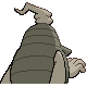 Dusclops back-facing sprite from Pokémon HeartGold