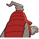 Dusclops shiny back-facing sprite from Pokémon HeartGold