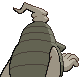 Dusclops back-facing sprite from Pokémon Platinum