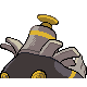 Dusknoir back-facing sprite from Pokémon Pearl