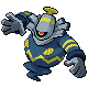Dusknoir shiny front-facing sprite from Pokémon Pearl