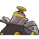 Dusknoir back-facing sprite from Pokémon HeartGold