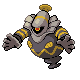 Dusknoir front-facing sprite from Pokémon HeartGold