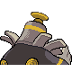 Dusknoir back-facing sprite from Pokémon Platinum