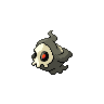 Duskull front-facing sprite from Pokémon Black