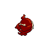 Duskull shiny back-facing sprite from Pokémon Black