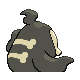 Duskull back-facing sprite from Pokémon Pearl