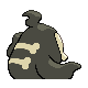 Duskull back-facing sprite from Pokémon SoulSilver