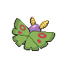Dustox back-facing sprite from Pokémon White 2