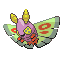 Dustox front-facing sprite from Pokémon Emerald