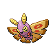 Dustox shiny front-facing sprite from Pokémon HeartGold
