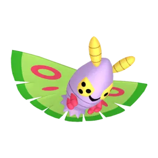 Dustox front-facing sprite from Pokémon Omega Ruby