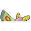 Dustox back-facing sprite from Pokémon Sapphire