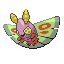 Dustox front-facing sprite from Pokémon Sapphire
