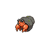 Dwebble shiny front-facing sprite from Pokémon Black
