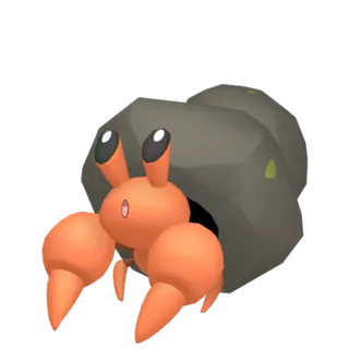 Dwebble shiny front-facing sprite from Pokémon Y