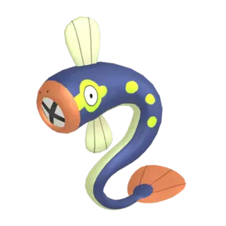 Eelektrik shiny front-facing sprite from Pokémon Violet