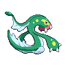 Eelektross shiny back-facing sprite from Pokémon Black 2