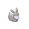 Eevee shiny back-facing sprite from Pokémon Black 2